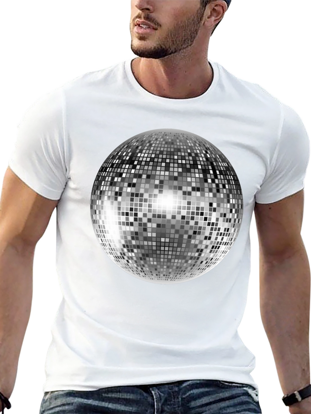 Disco Ball T-Shirt - Shiny & Stylish Party Tee