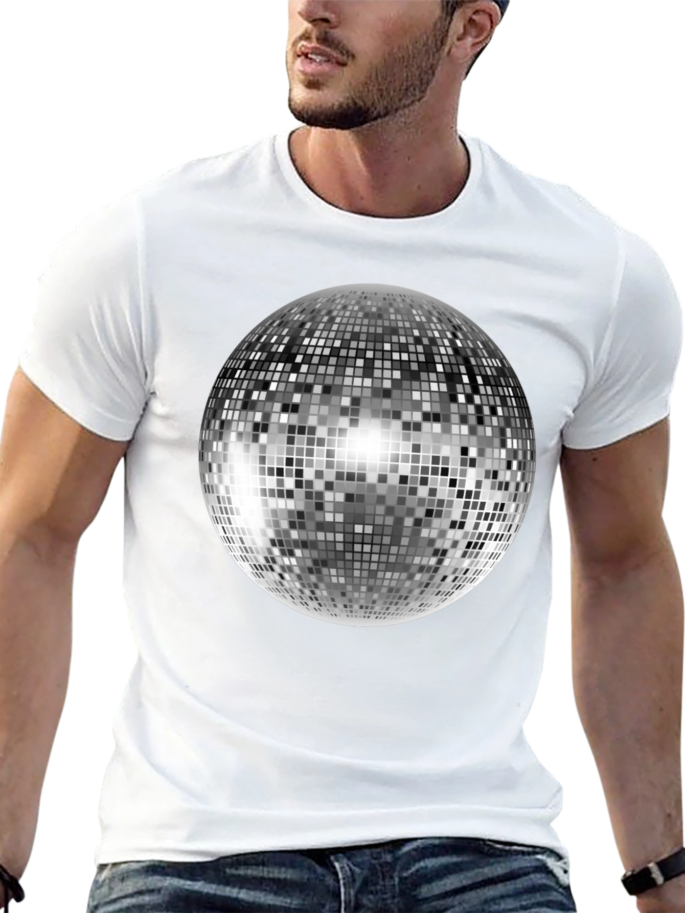 Disco Ball T-Shirt - Shiny & Stylish Party Tee