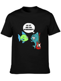 Funny Fish Guitar Riff Graphic Tee