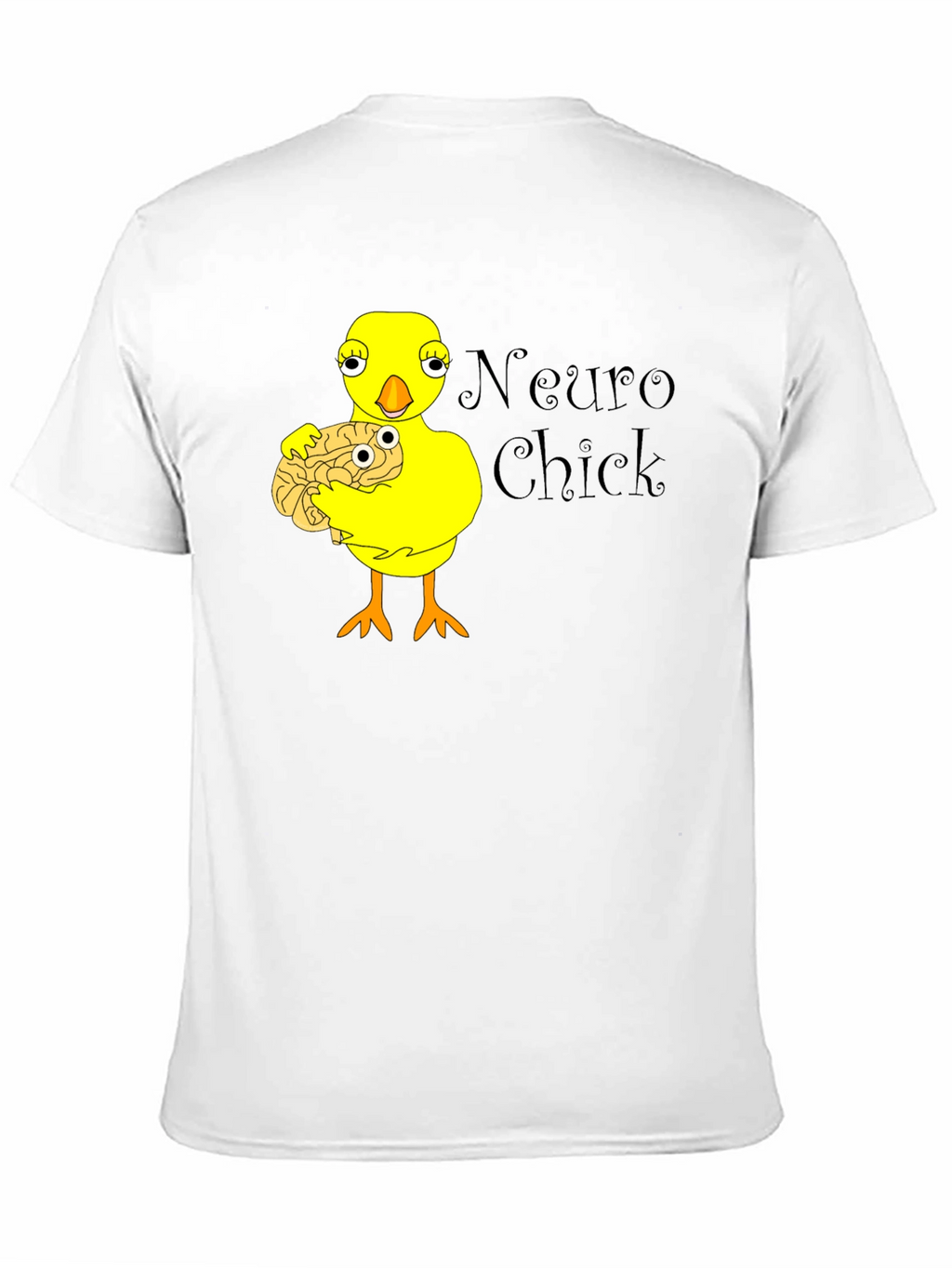 Neuro Chick Graphic T-Shirt - Brainy Humor Tee