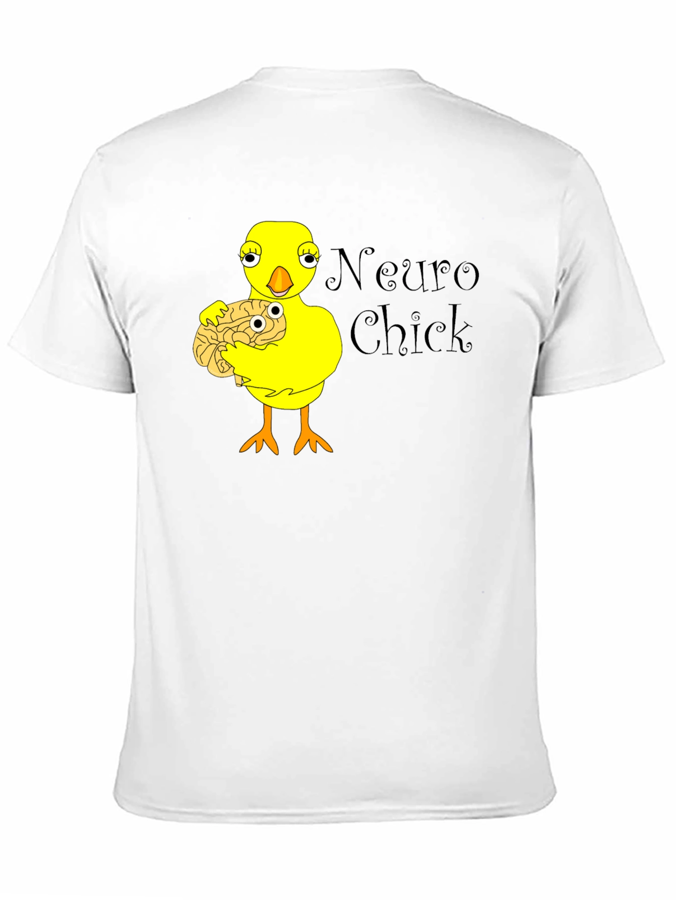 Neuro Chick Graphic T-Shirt - Brainy Humor Tee