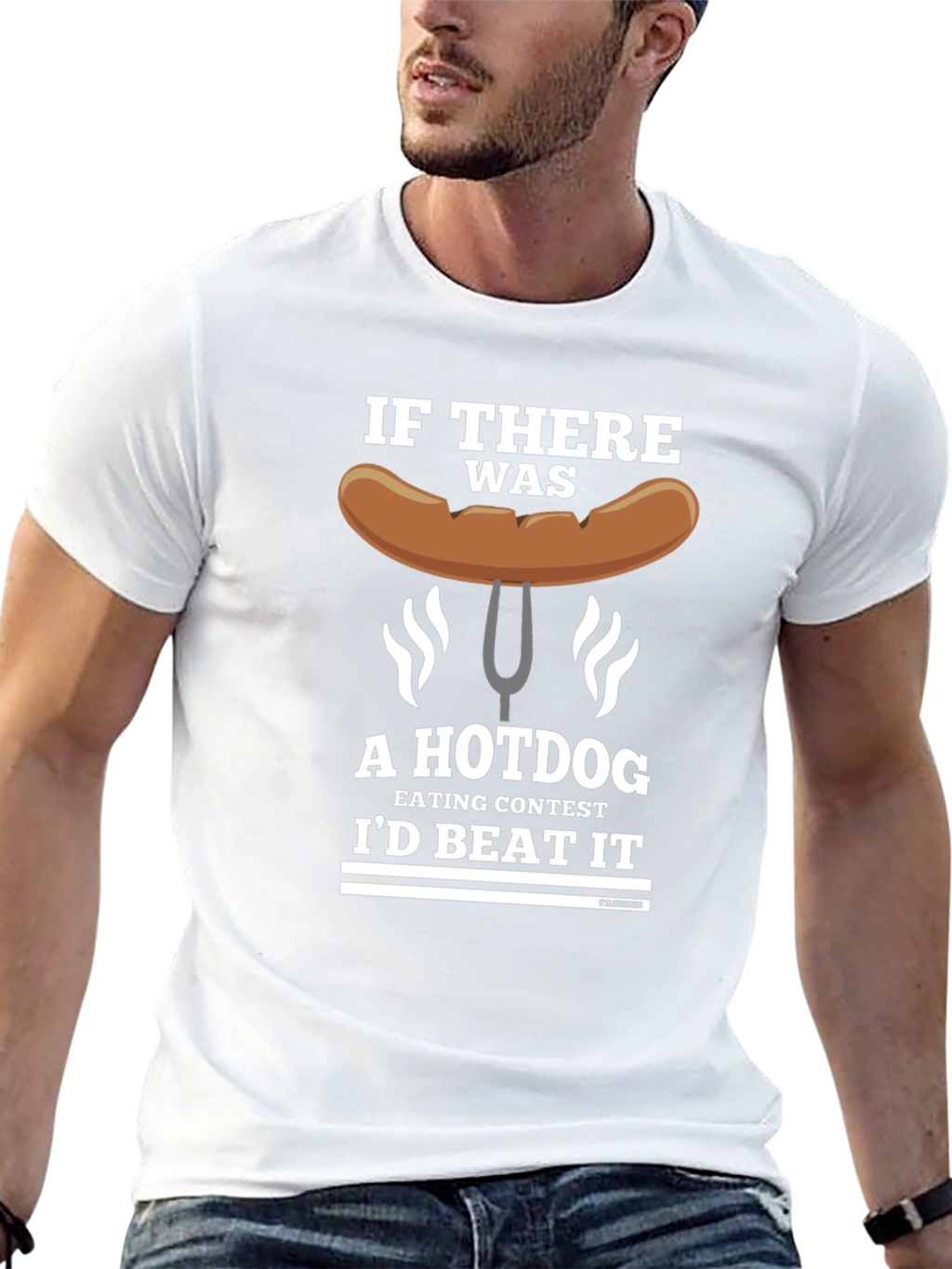 Hotdog Eating Contest T-Shirt - Funny Foodie Tee