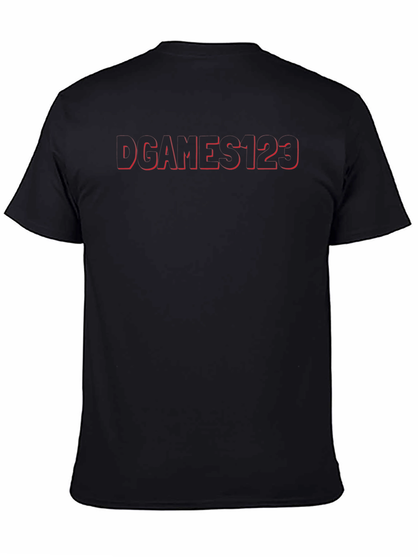 DGAMES123 Black T-Shirt - Mens Casual Wear