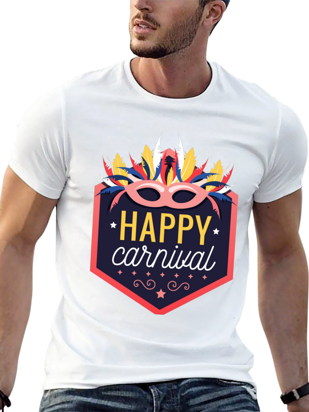 Happy Carnival T-Shirt - Fun Festive Design