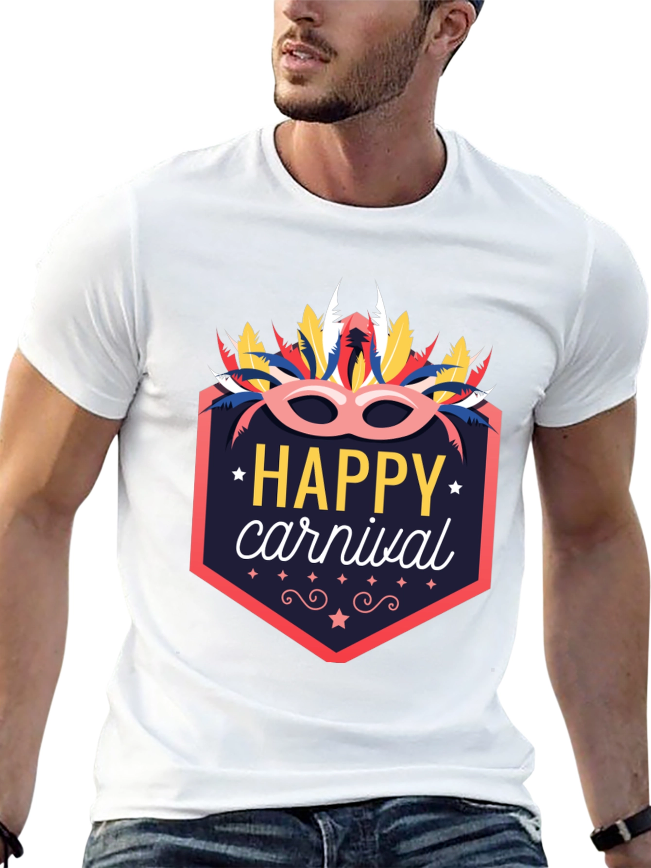Happy Carnival T-Shirt - Fun Festive Design