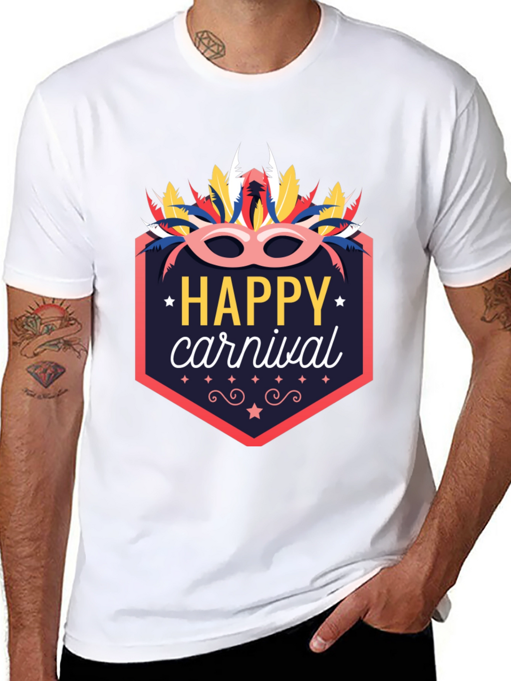 Happy Carnival T-Shirt - Fun Festive Design