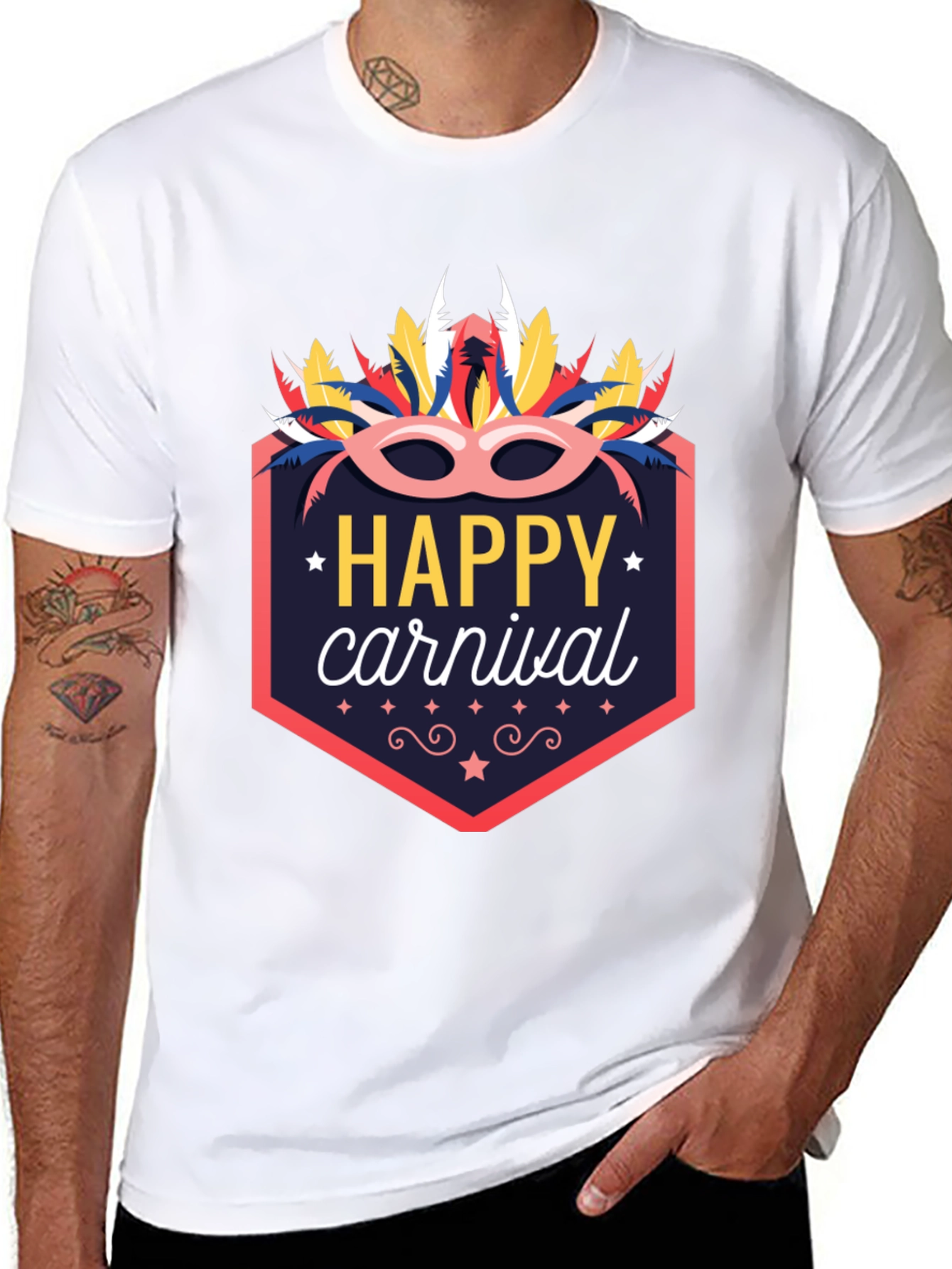 Happy Carnival T-Shirt - Fun Festive Design