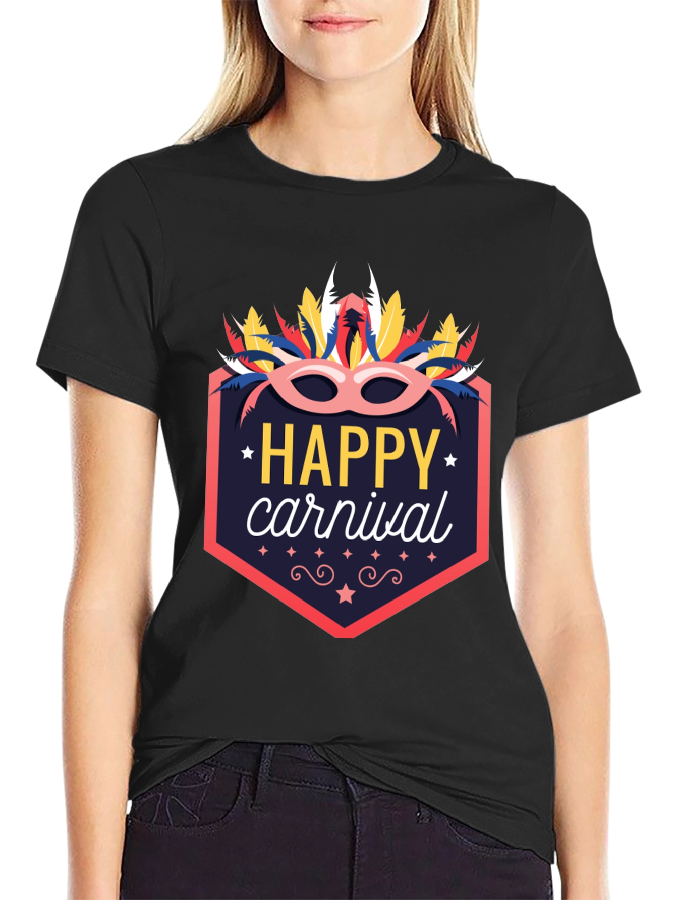 Happy Carnival T-Shirt - Fun Festive Design