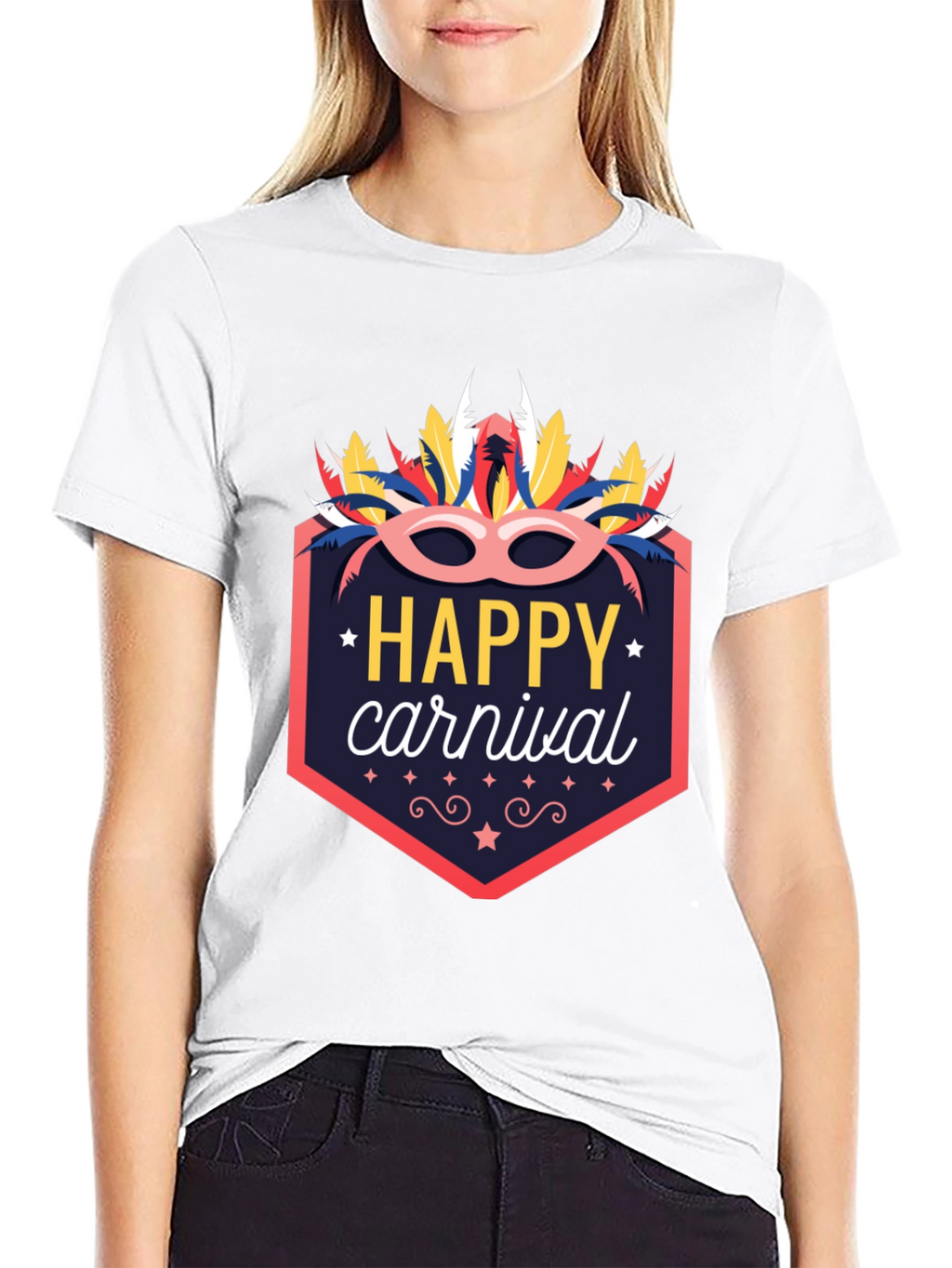 Happy Carnival T-Shirt - Fun Festive Design