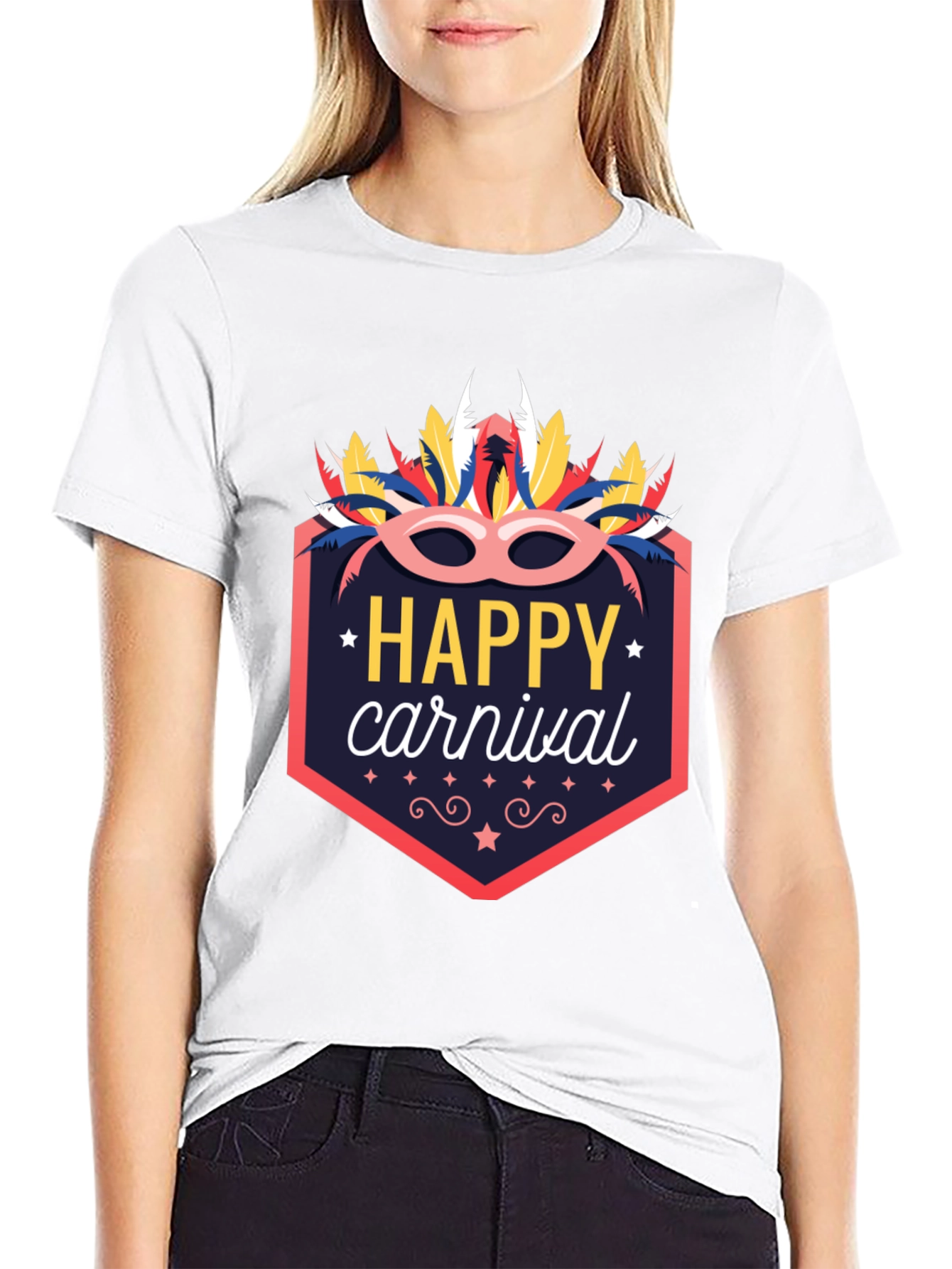 Happy Carnival T-Shirt - Fun Festive Design