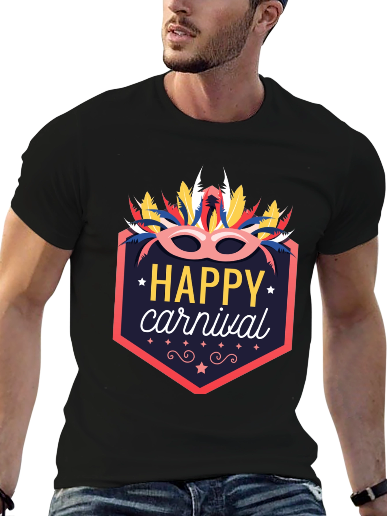 Happy Carnival T-Shirt - Fun Festive Design