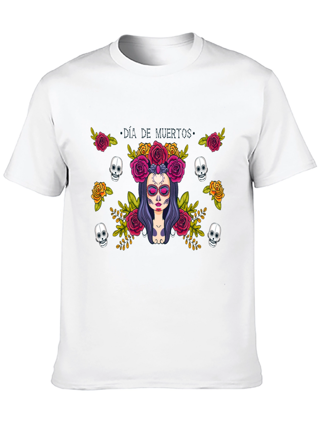 Day of the Dead Graphic Tee - Black T-Shirt