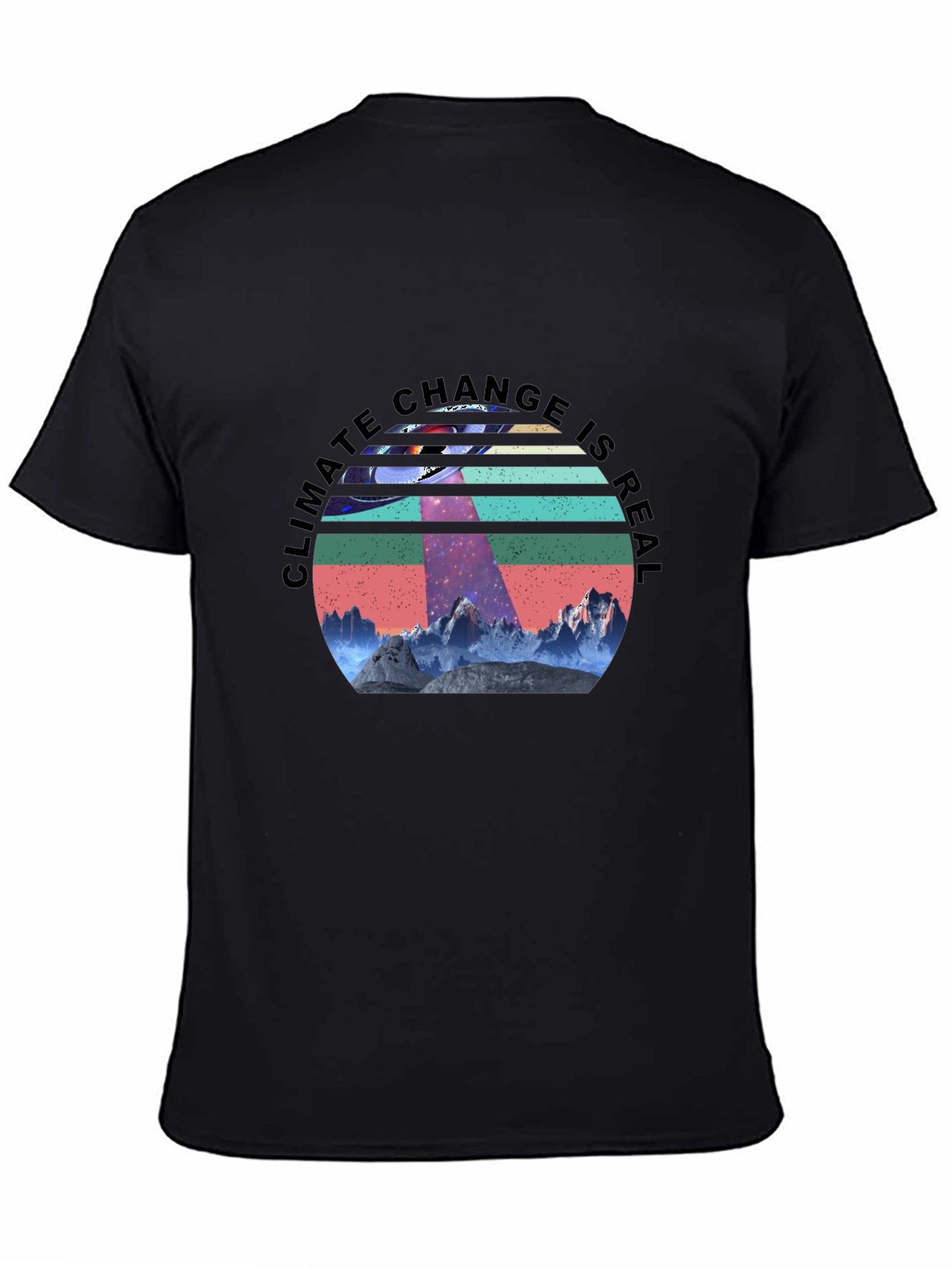 Climate Change is Real UFO Graphic Tee