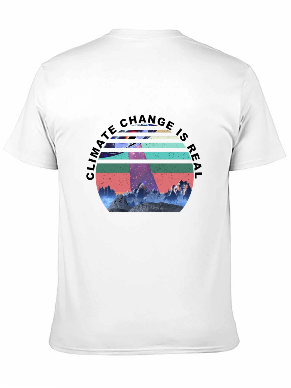 Climate Change is Real UFO Graphic Tee