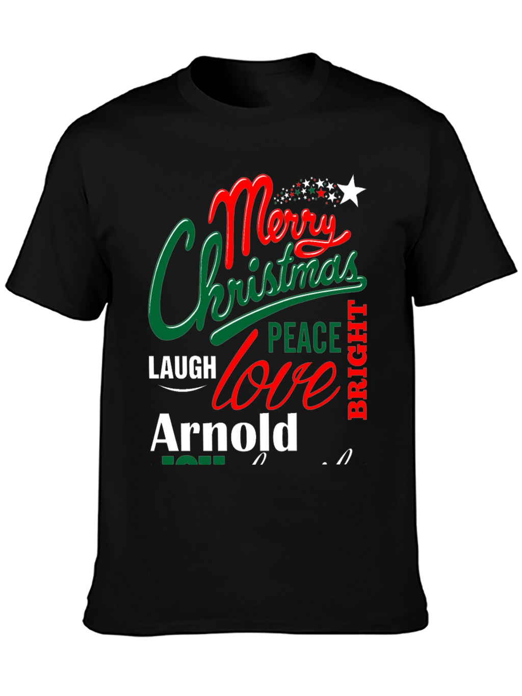 Merry Christmas Arnold T-Shirt Festive Holiday Tee