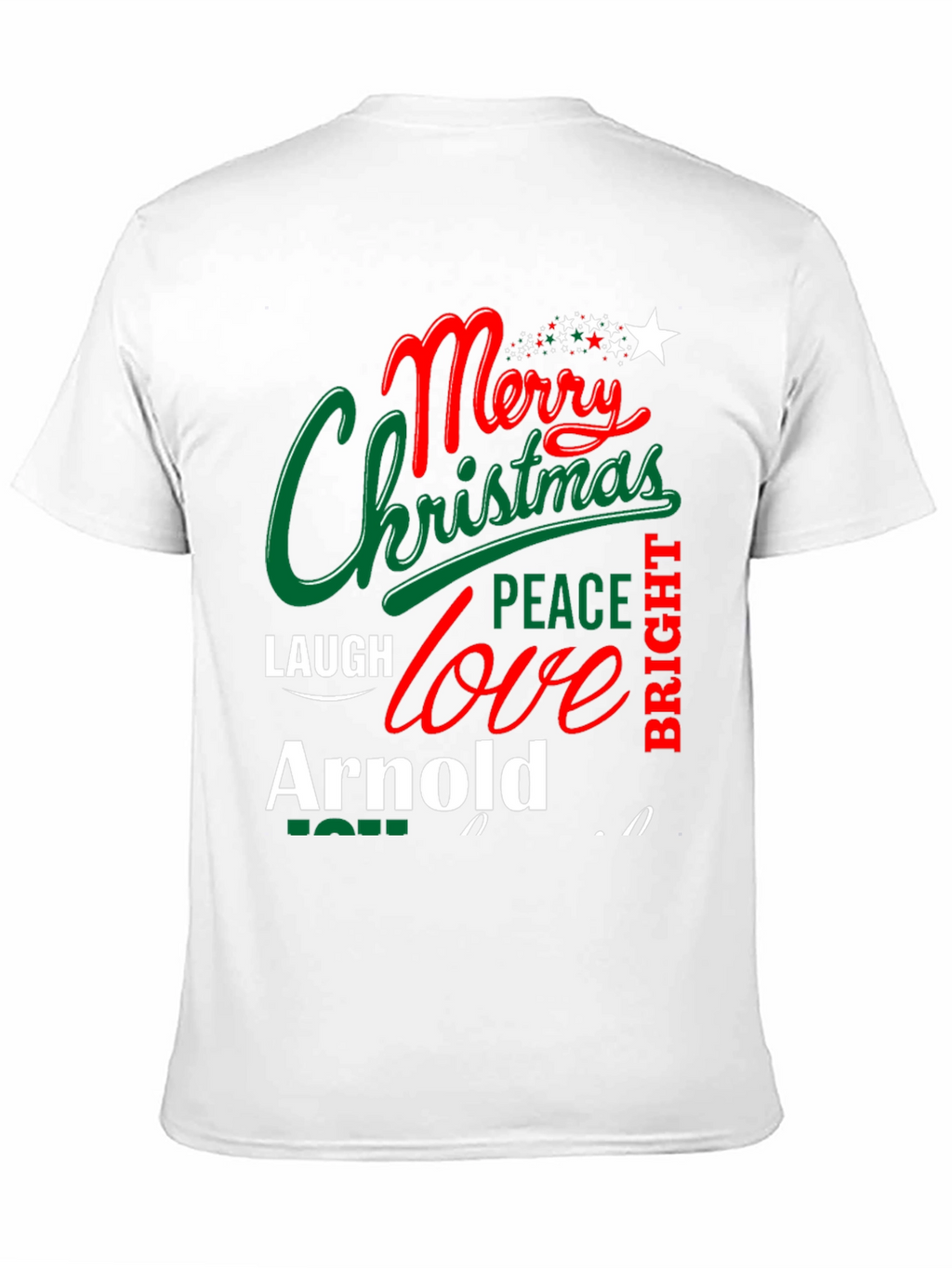 Merry Christmas Arnold T-Shirt Festive Holiday Tee
