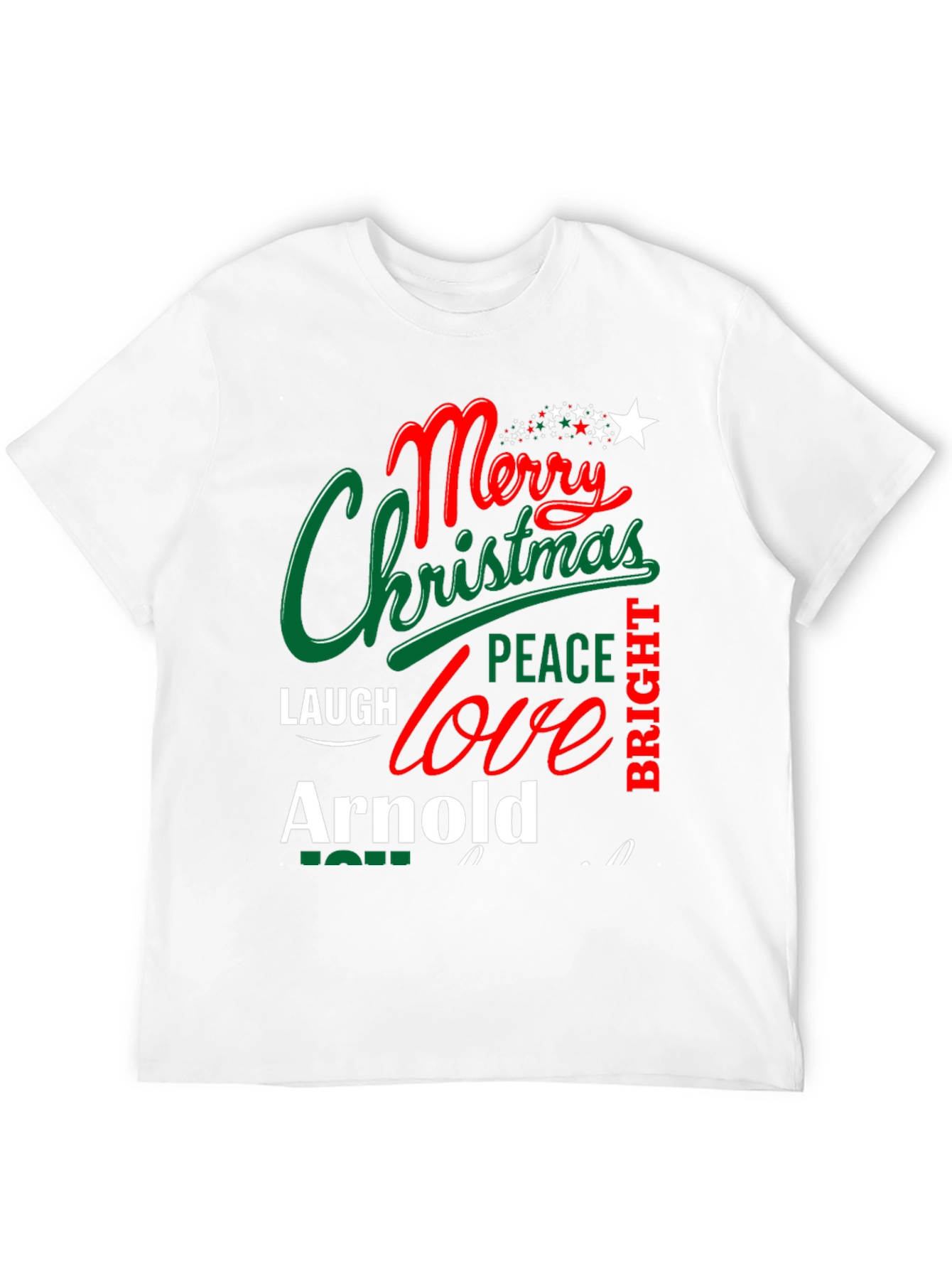 Merry Christmas Arnold T-Shirt Festive Holiday Tee