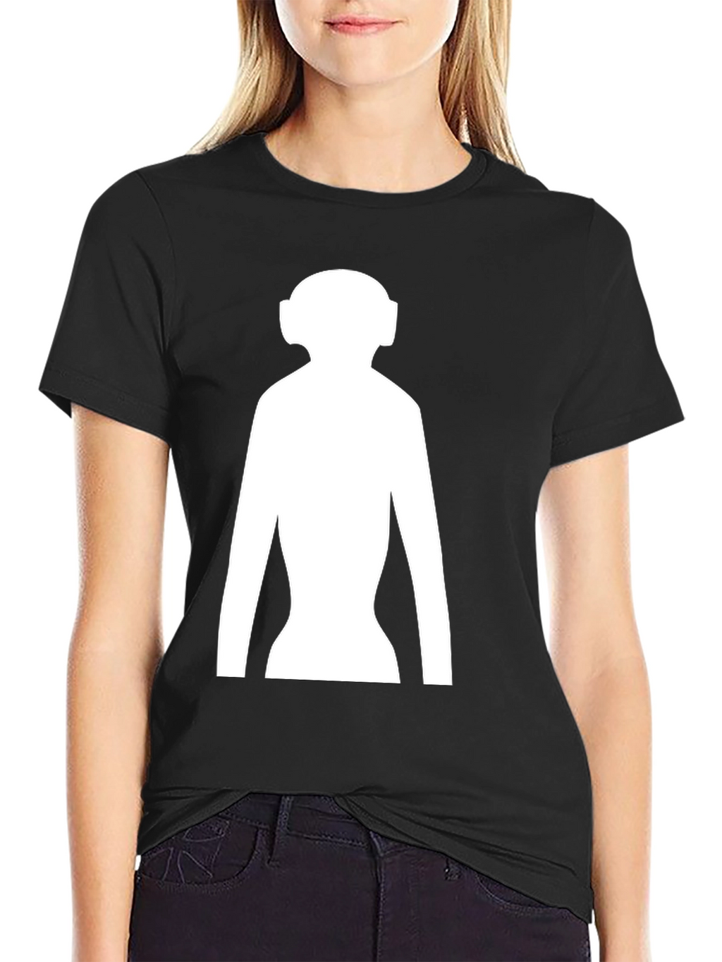 DJ Silhouette T-Shirt - Black