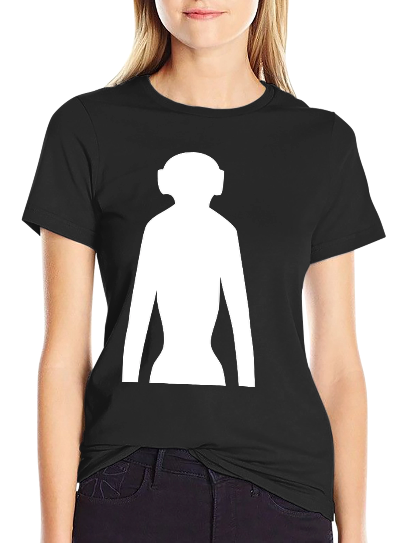 DJ Silhouette T-Shirt - Black