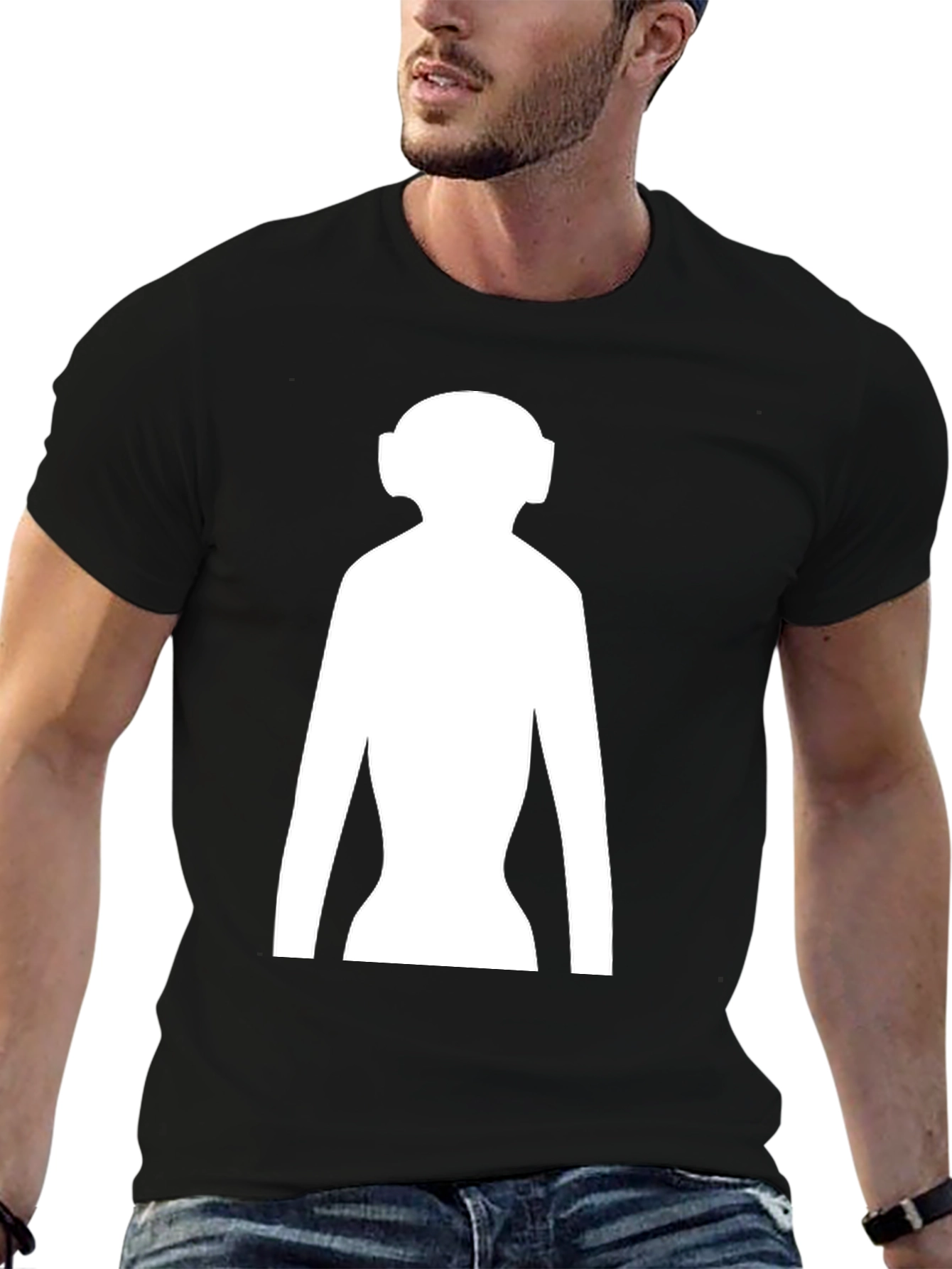 DJ Silhouette T-Shirt - Black