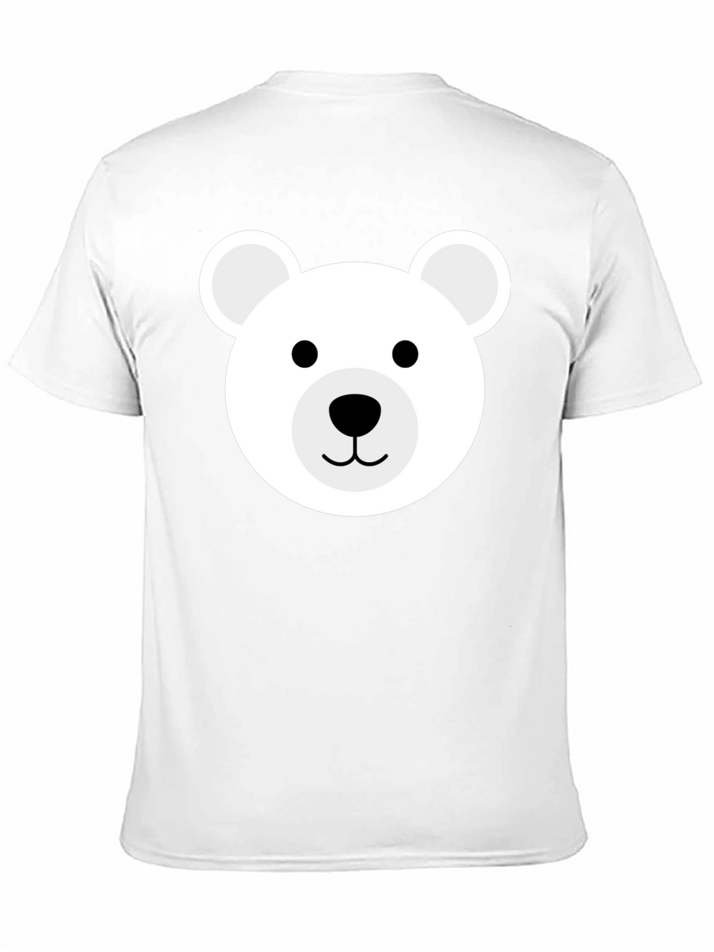 Cute Bear Graphic Black T-Shirt