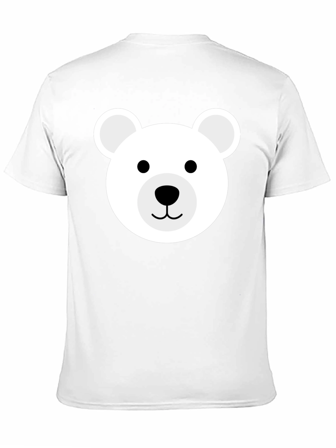 Cute Bear Graphic Black T-Shirt