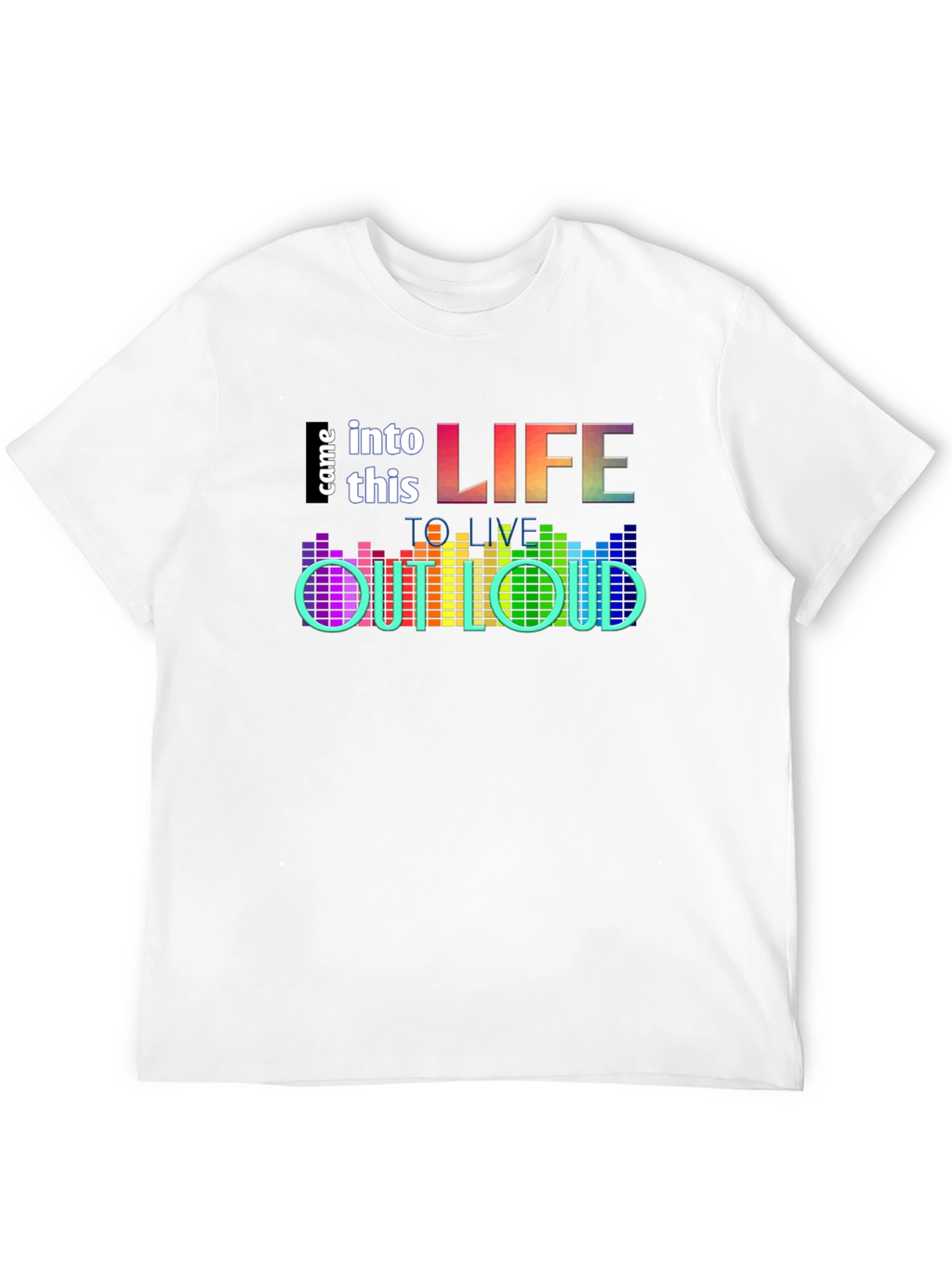 Live Out Loud Graphic T-Shirt - Black