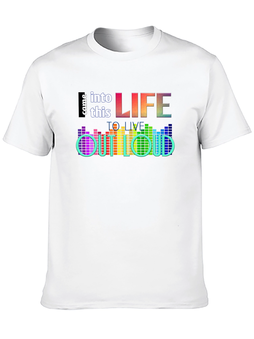 Live Out Loud Graphic T-Shirt - Black