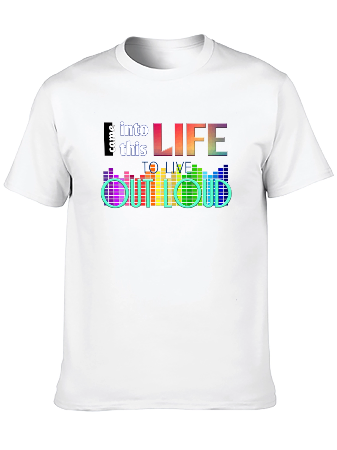 Live Out Loud Graphic T-Shirt - Black