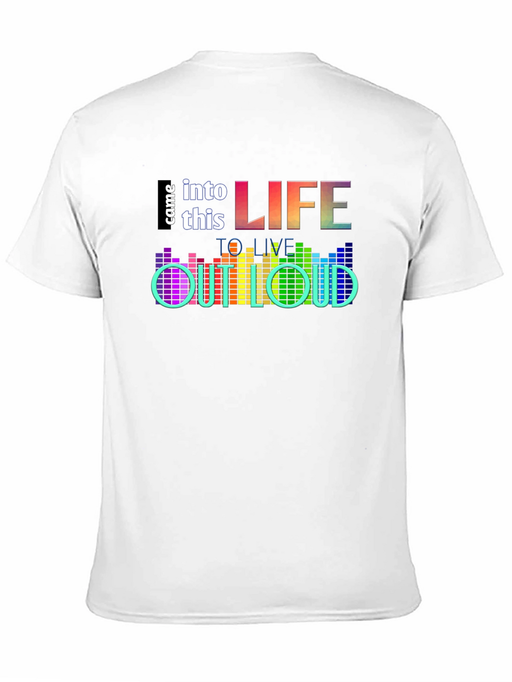 Live Out Loud Graphic T-Shirt - Black