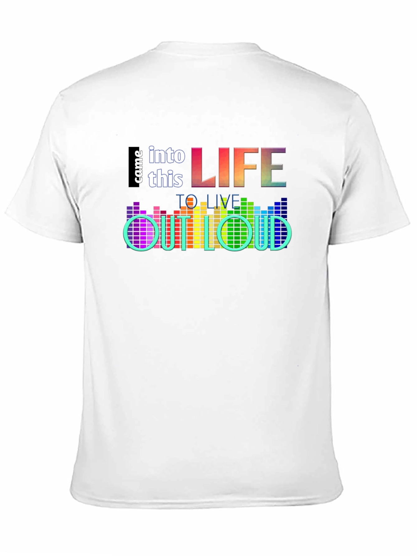 Live Out Loud Graphic T-Shirt - Black