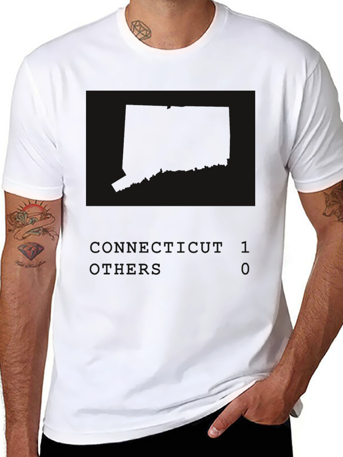 Mens Black Graphic T-Shirt