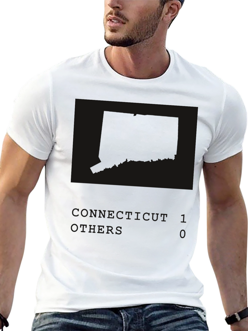 Mens Black Graphic T-Shirt