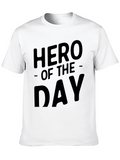 Hero of the Day Black Graphic Tee