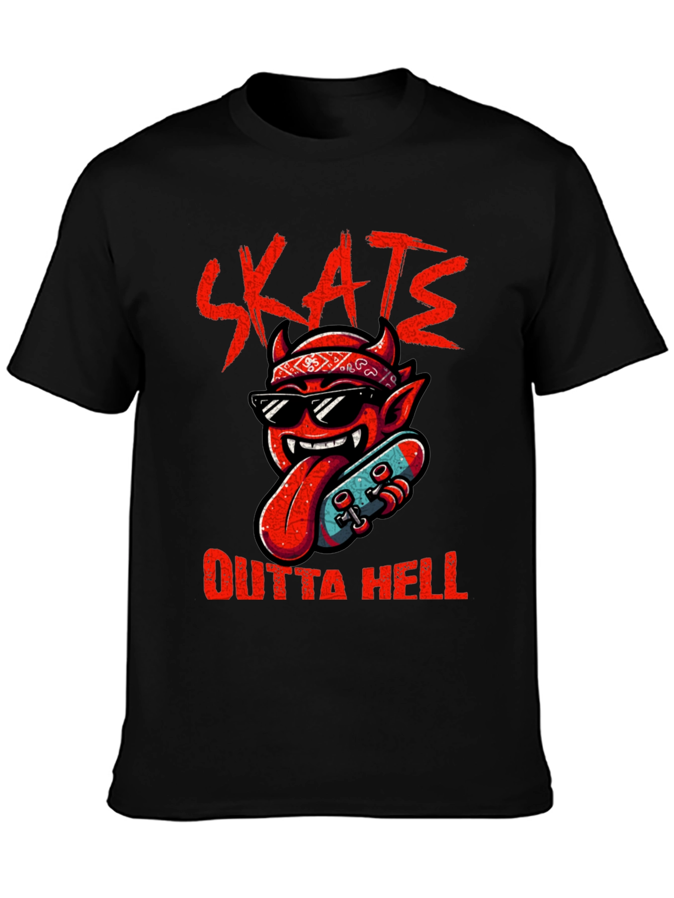 Skate Outta Hell Graphic Tee
