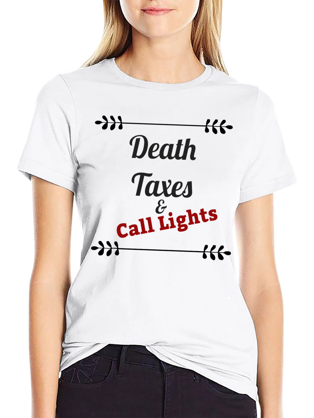 Death Taxes & Call Lights Graphic Tee