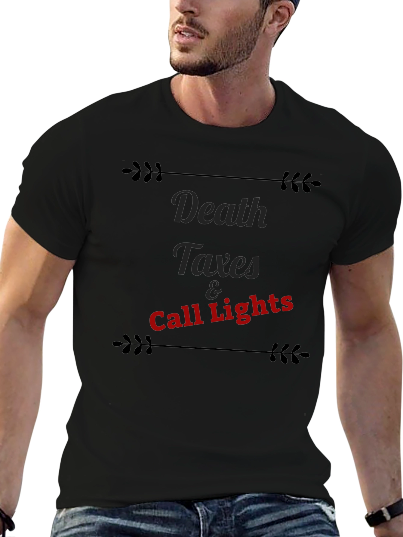 Death Taxes & Call Lights Graphic Tee