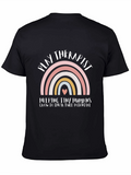Play Therapist Rainbow Graphic Tee