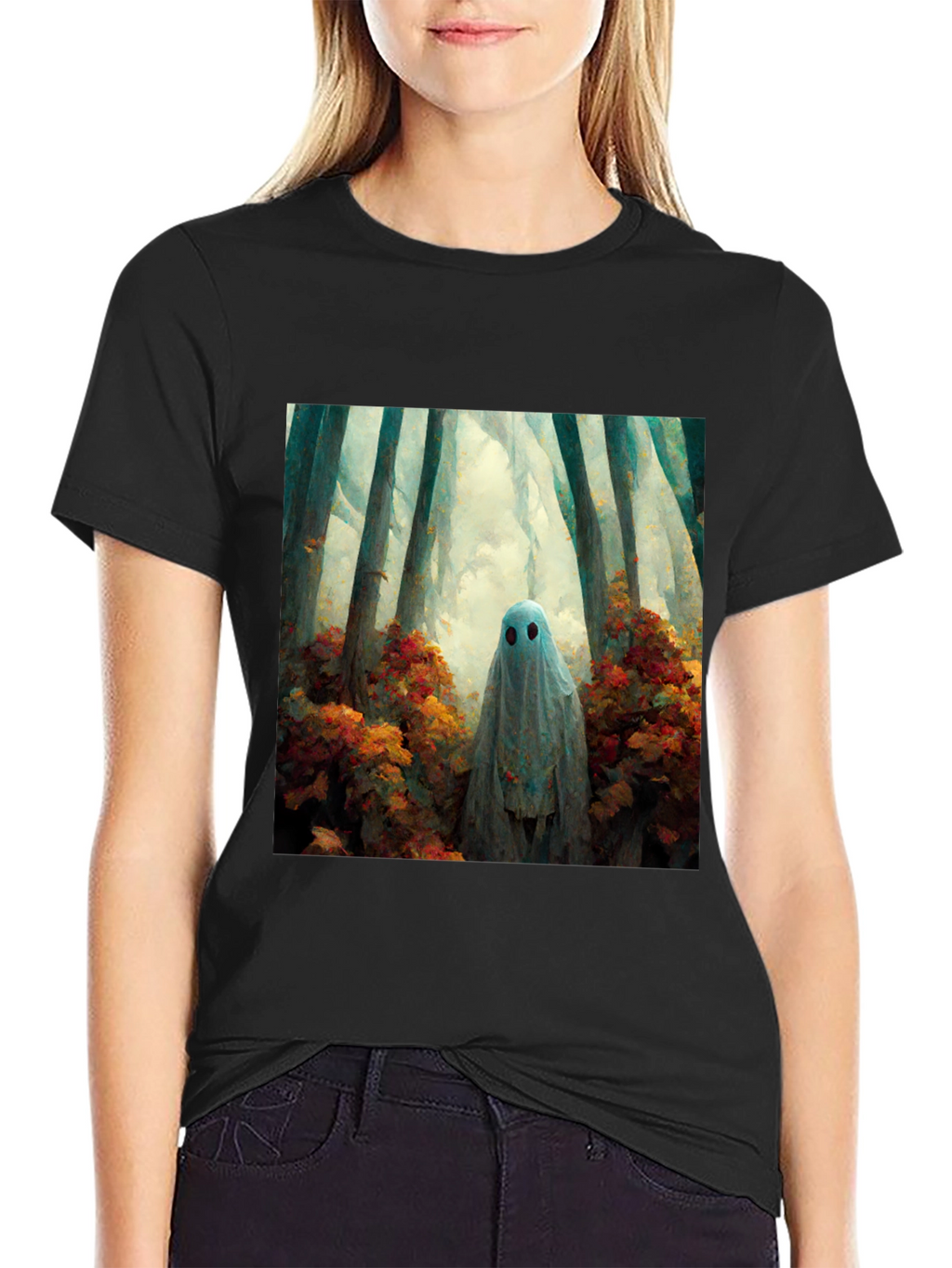Ghost in the Woods Graphic Tee