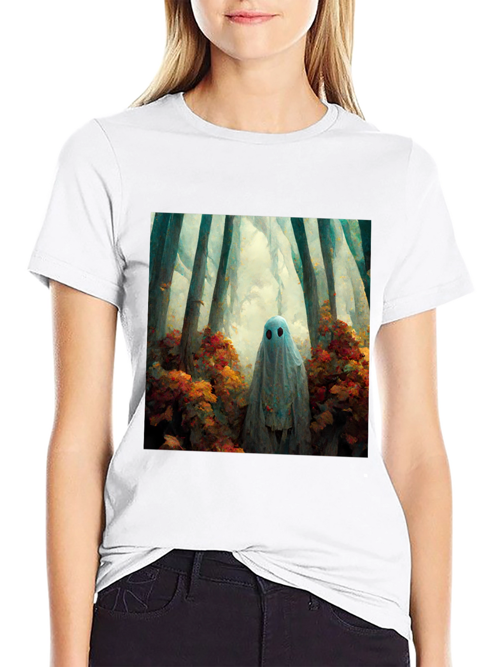 Ghost in the Woods Graphic Tee