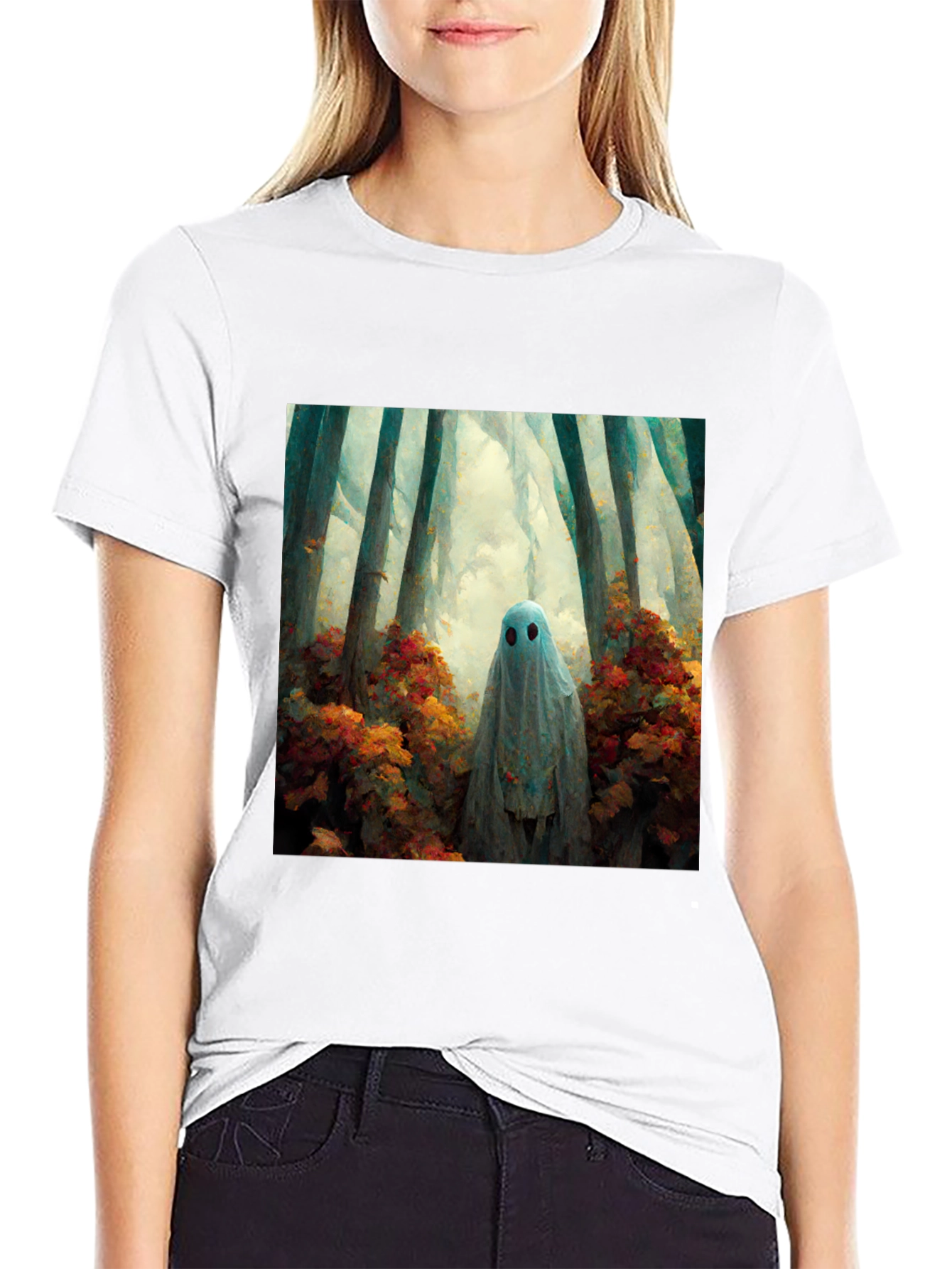 Ghost in the Woods Graphic Tee