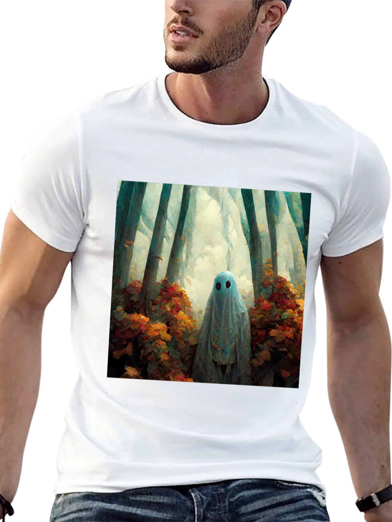 Ghost in the Woods Graphic Tee