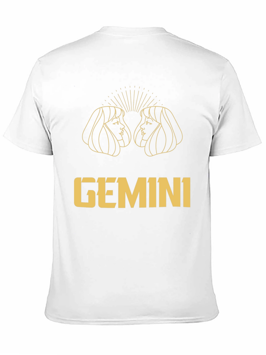 Gemini Zodiac Black Graphic Tee