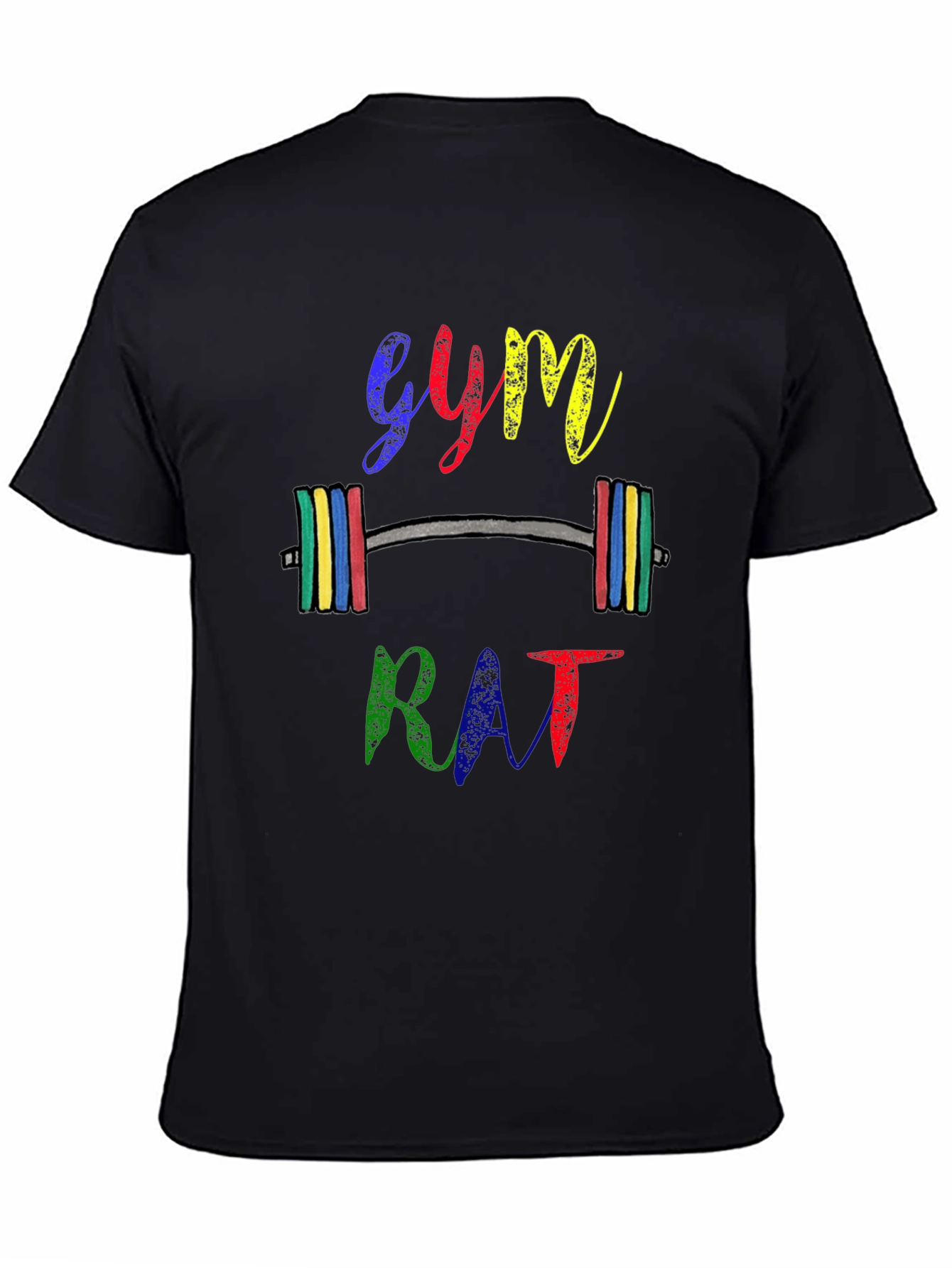 Gym Rat T-Shirt - Colorful Workout Tee