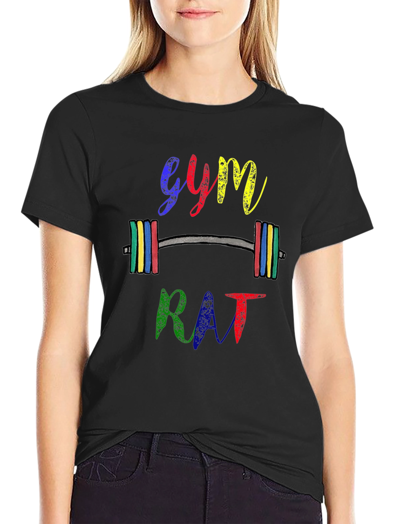 Gym Rat T-Shirt - Colorful Workout Tee