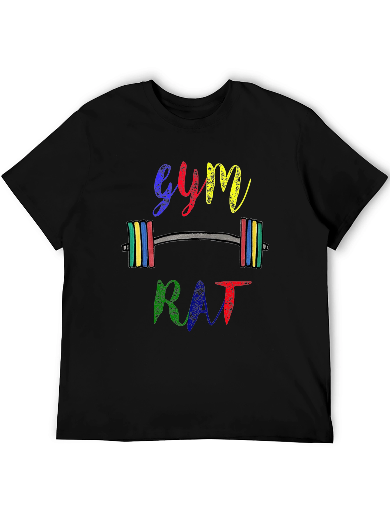 Gym Rat T-Shirt - Colorful Workout Tee