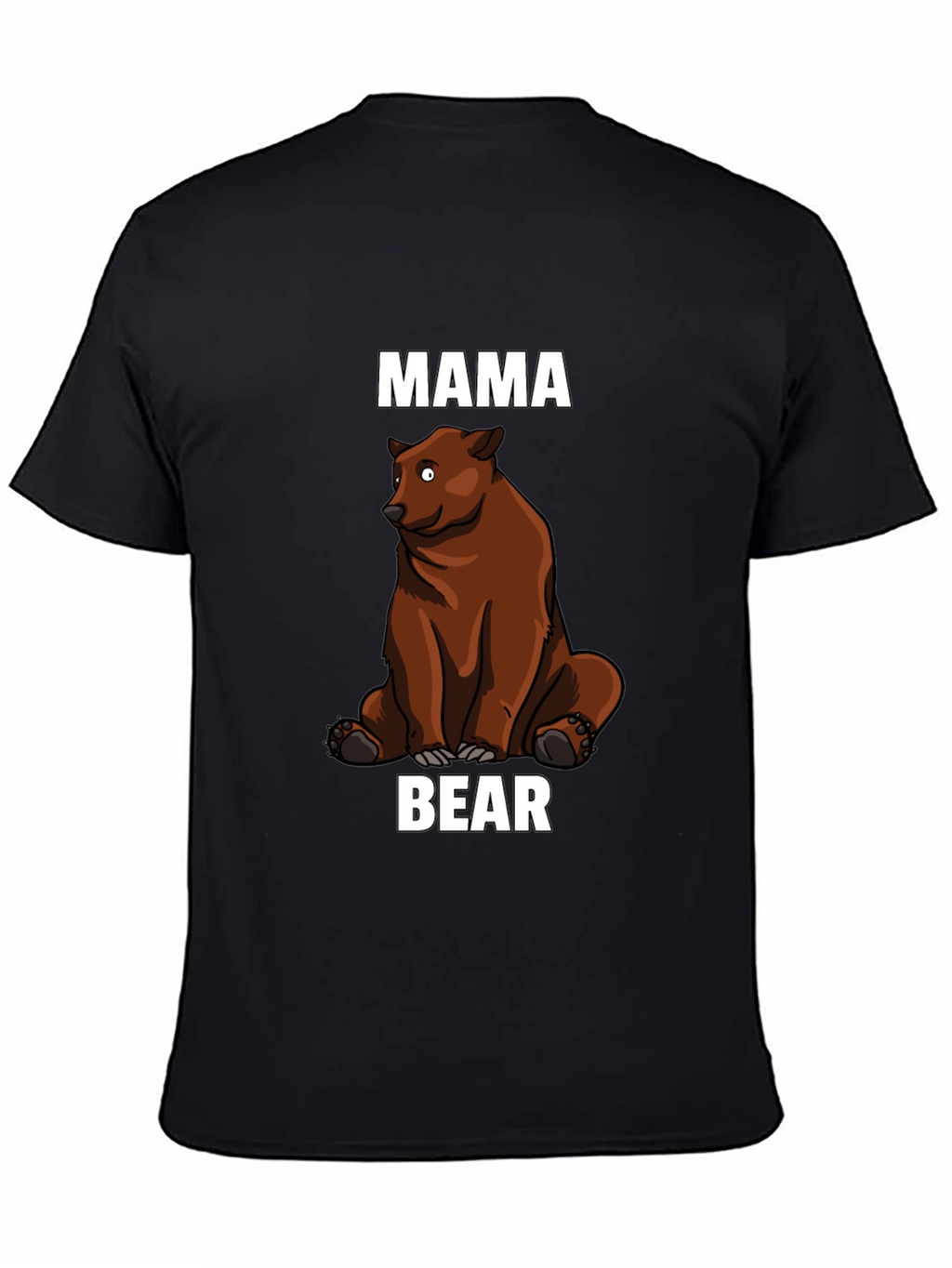 Mama Bear Graphic T-Shirt - Black