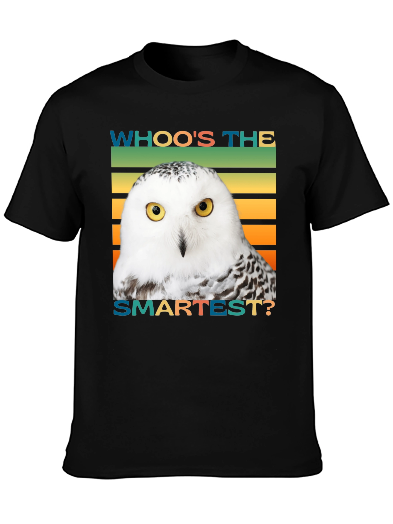 Whoos The Smartest Owl T-Shirt