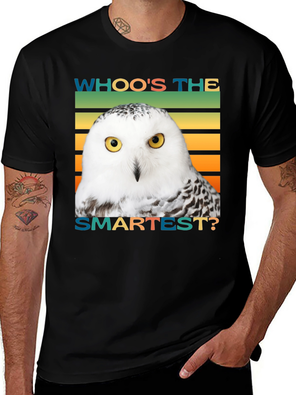 Whoos The Smartest Owl T-Shirt