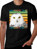 Whoos The Smartest Owl T-Shirt